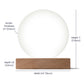 Worthy Acrylic Light-Wooden Base-Electric or Battery Operated